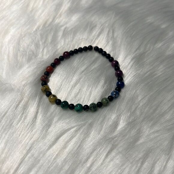 CHAKRA Beaded Stretch Bracelet - Picture 3 of 3